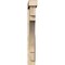 Ekena Millwork Merced Block Rough Sawn Bracket w/ Offset Brace, Douglas Fir, 6"W x 36"D x 48"H BKT0604X36X48MRC05RDF - alternate 3